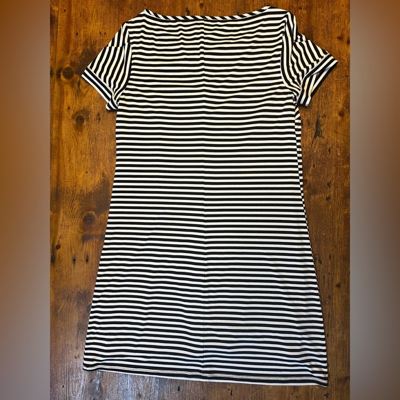 Black and White Striped Laundry by Design Dress Size Medium - Picture 4 of 14